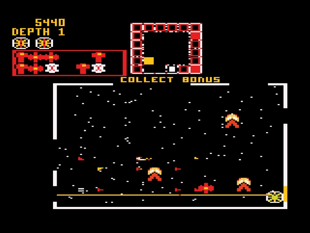 Gameplay of Space Dungeon for Atari 5200